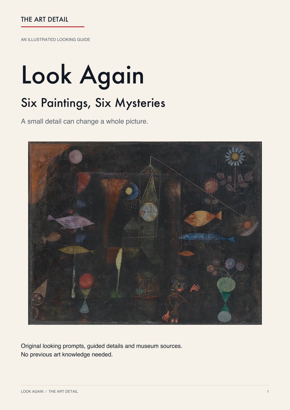 Look Again: Six Paintings, Six Mysteries — the illustrated guide